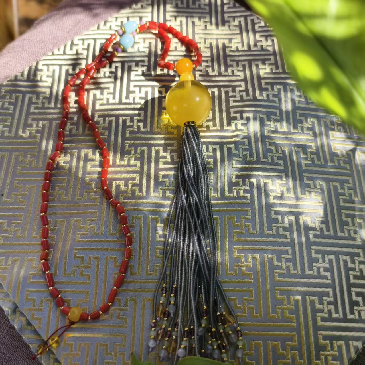 非金属布艺项链 【店庆】高端孤品项链2  中式中国风