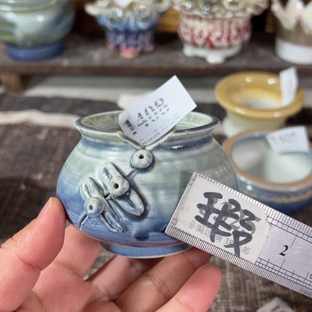 红陶瑕疵景德镇手工花盆