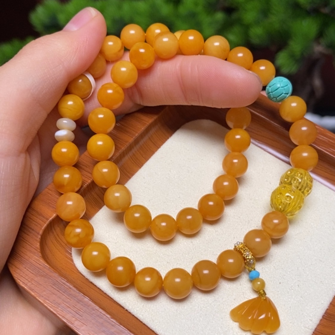 【闪购商品】未镶嵌蜜蜡手链手串