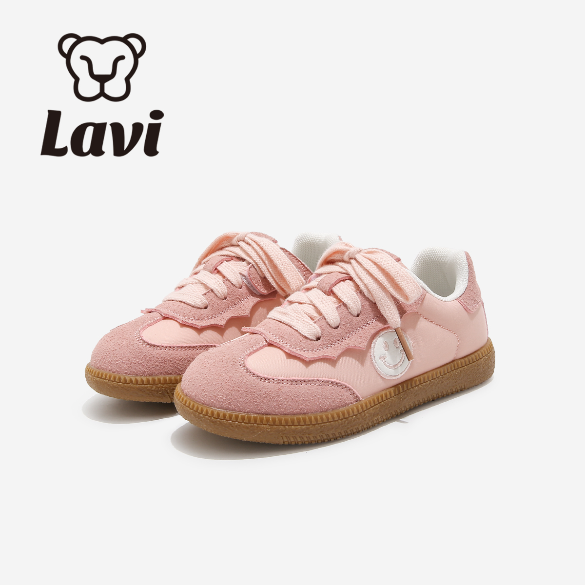 LAVI亲子鞋儿童板鞋春季新款校园休闲鞋经典小白鞋2752