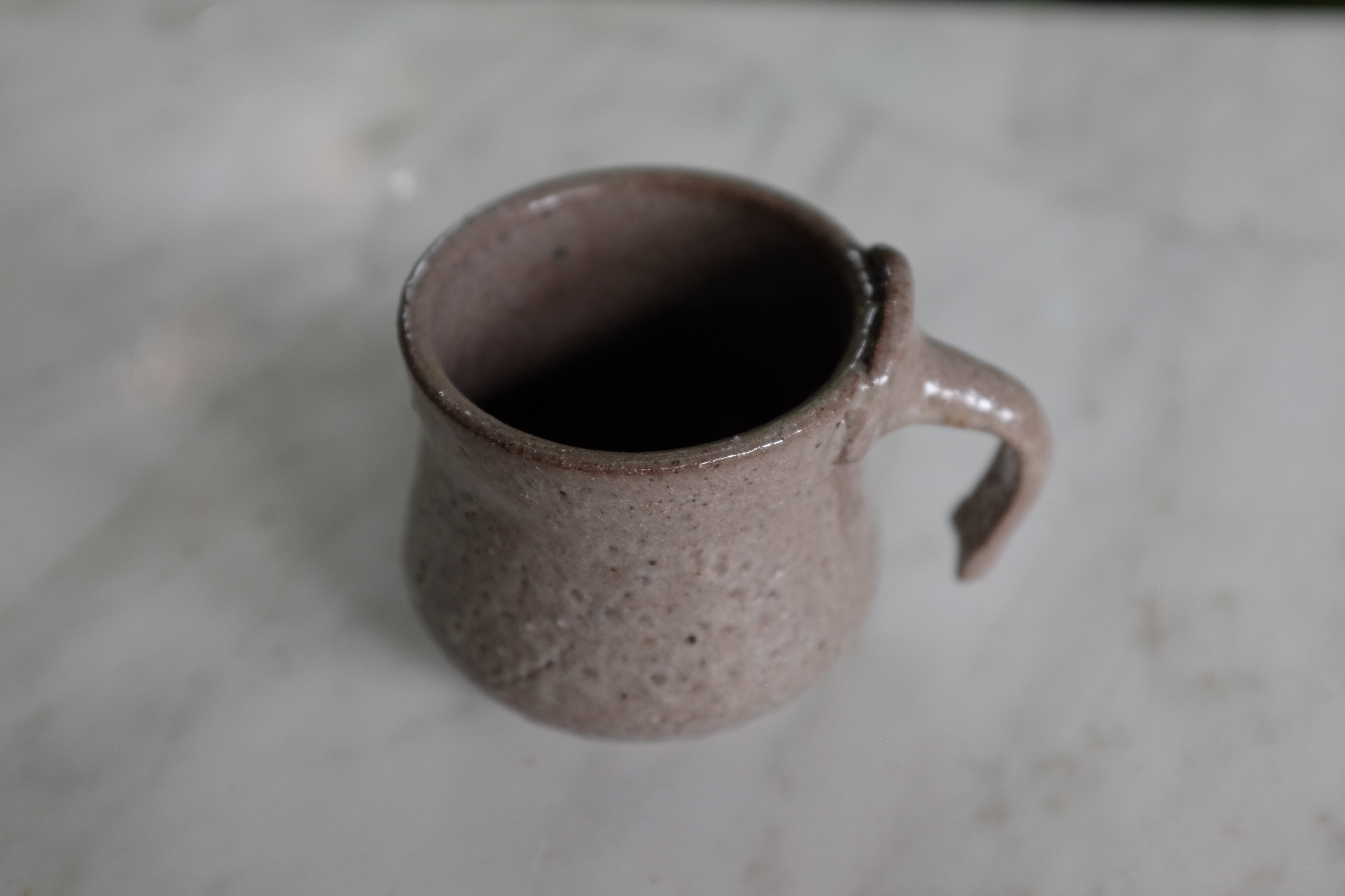 邱烧雨林粗陶手作——象釉咖啡杯