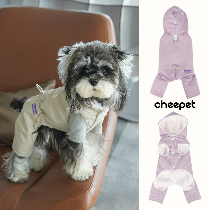 秋冬简约四腿马甲宠物衣服狗狗保暖舒适