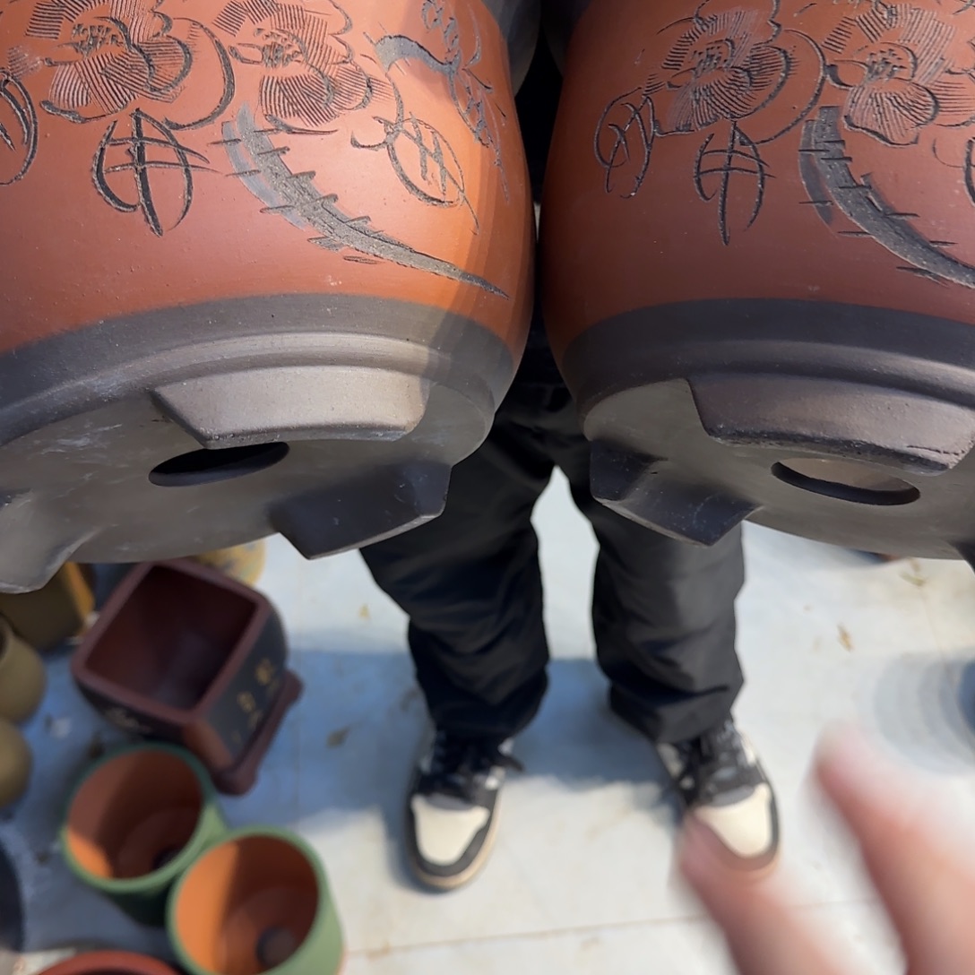 花盆紫砂口径23.14口径