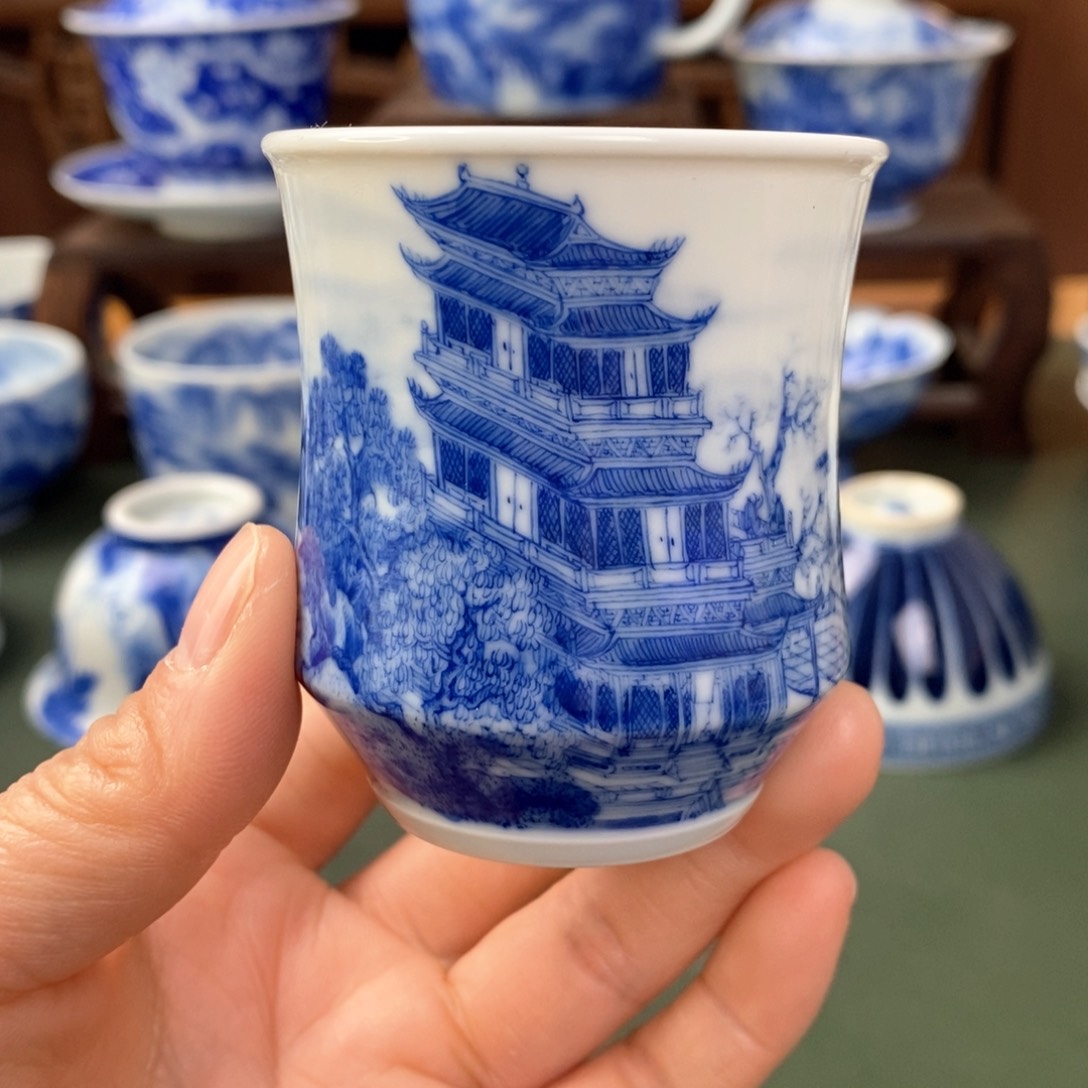 杯景德镇陶瓷手工手绘