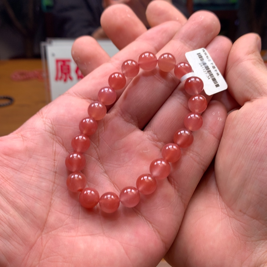 南红玛瑙单圈未镶嵌9mm➕小庄冰红