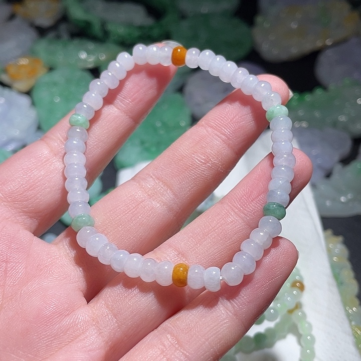 颈饰未镶嵌翡翠金**虹天