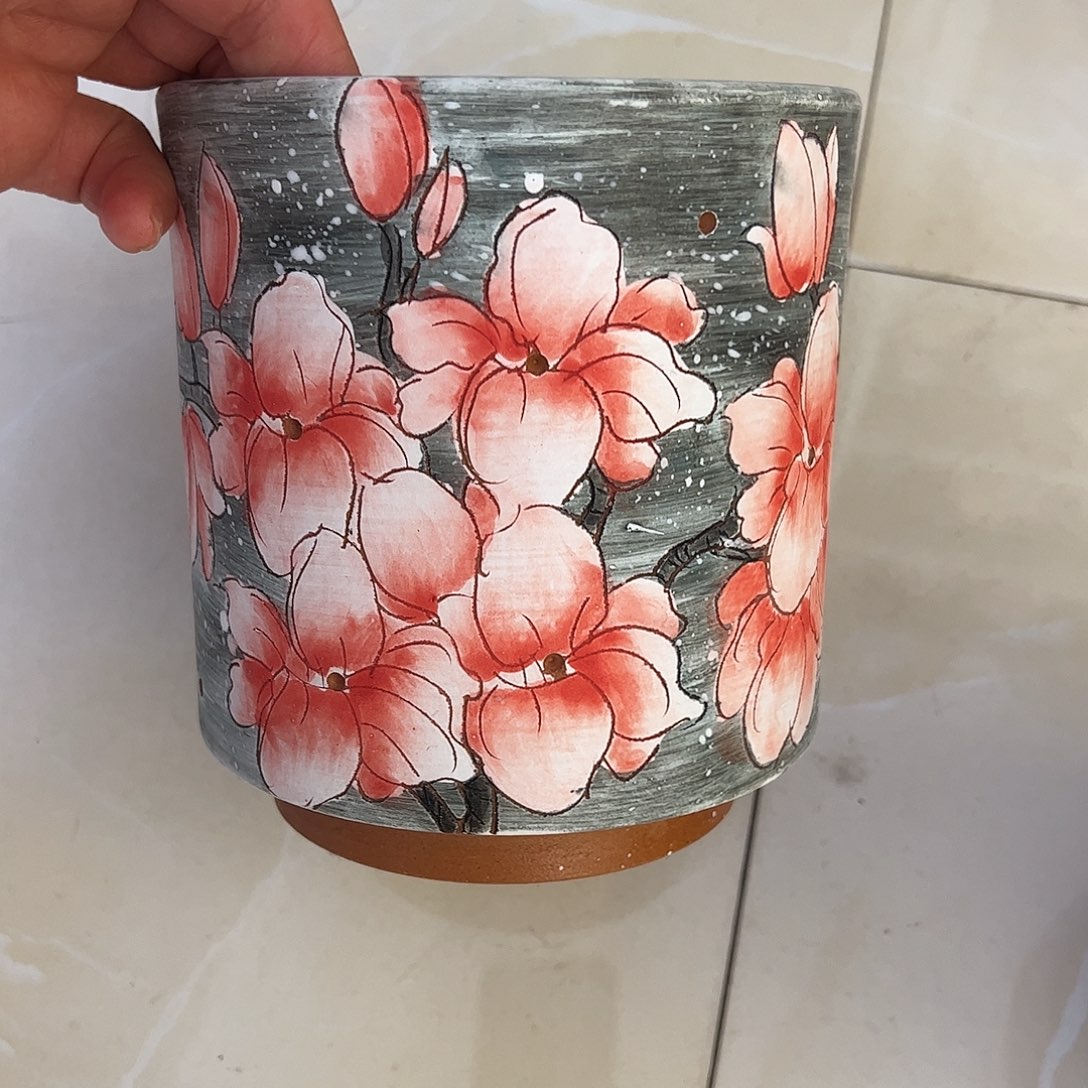 景德镇陶瓷花盆景德镇市花盆