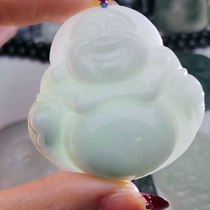 翡翠颈饰未镶嵌天然的A货翡翠多样性发货