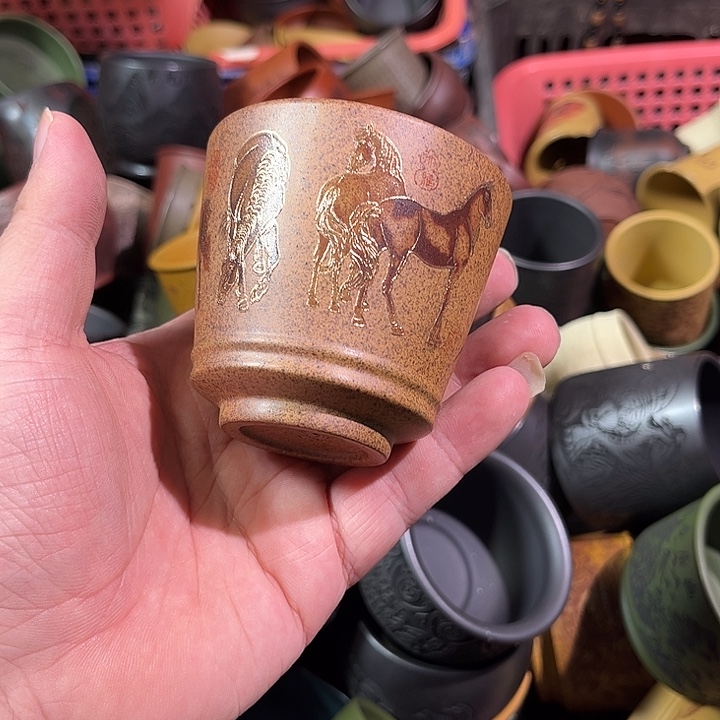 茶杯紫砂全手工紫砂主人杯