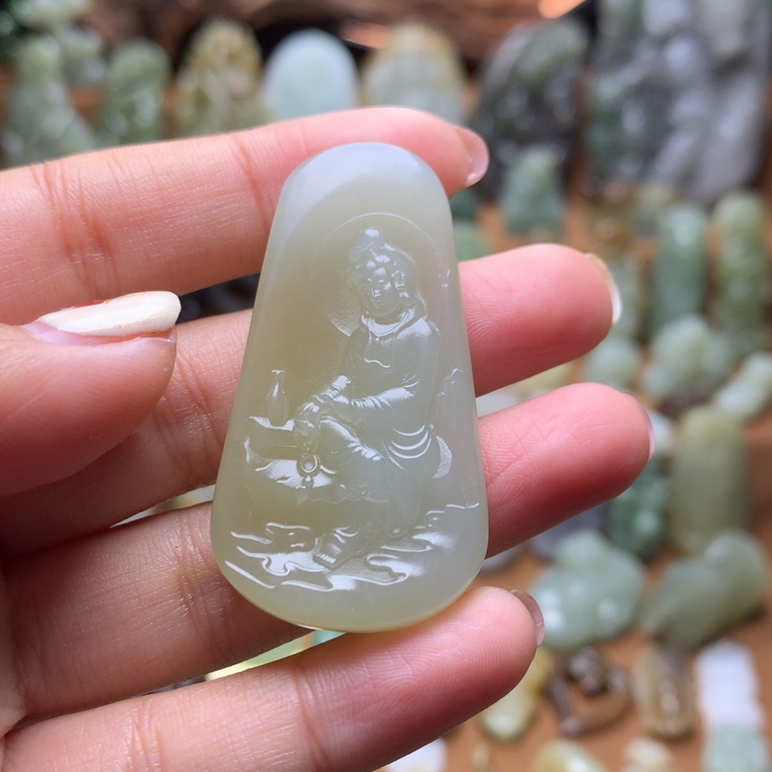 和田玉挂件未镶嵌