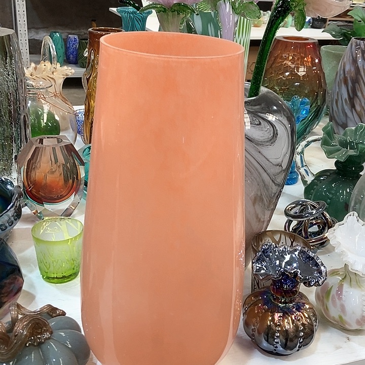 琉璃琉璃花瓶高41口14