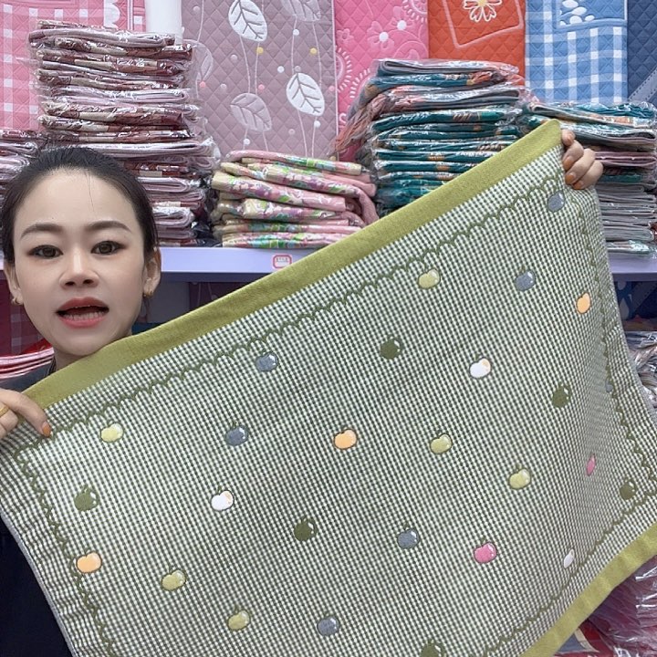 棉绿色平安果纯棉