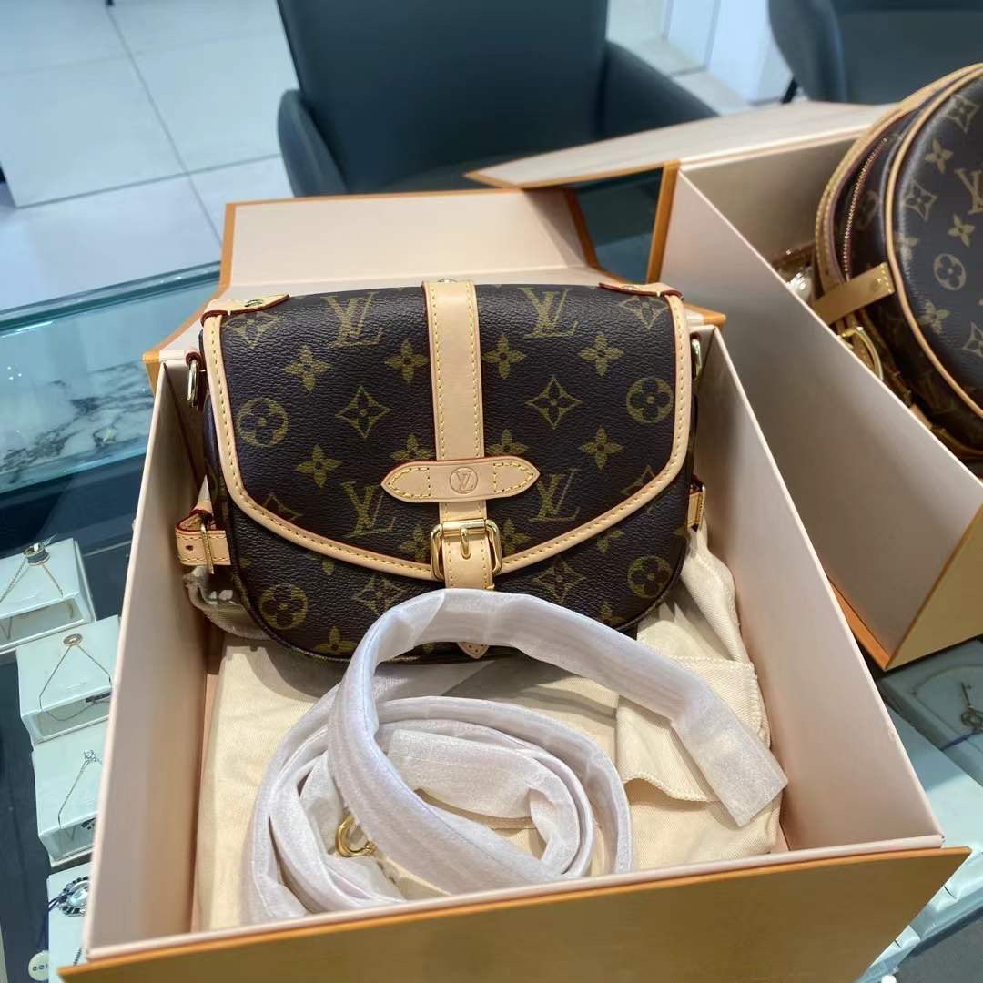 99新 LouisVuitton/路易威登 新款芯片双子星时尚斜挎包