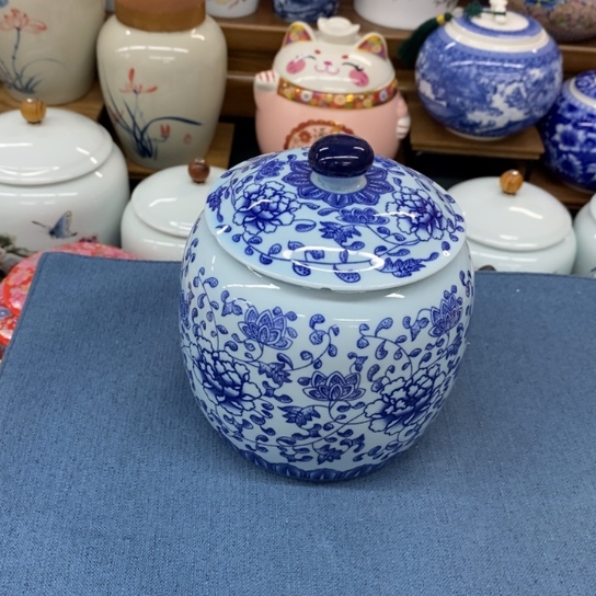 瓷片陶瓷茶叶罐密封罐