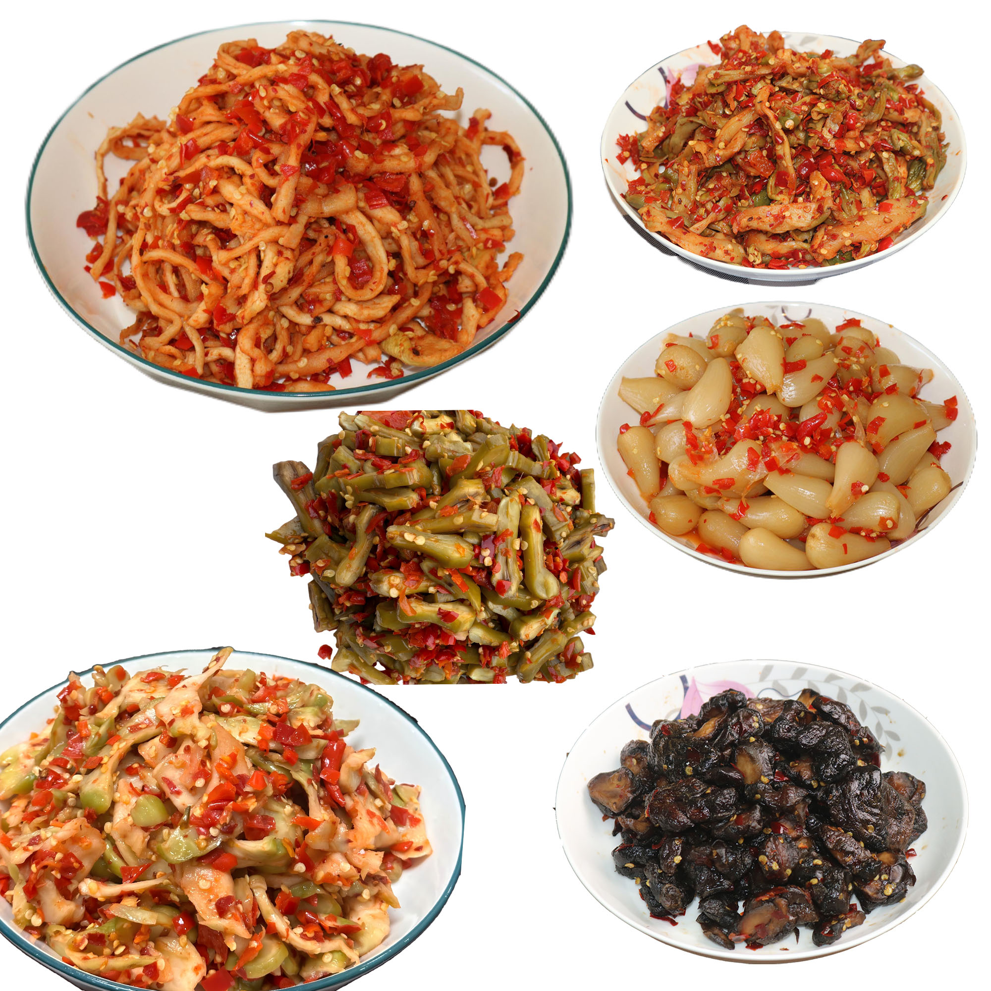 湖南酸辣荞头洋姜萝卜洋姜刀豆泡菜即食新鲜香辣开胃下饭菜