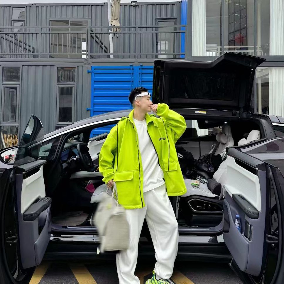 【陈发财】秋日多巴胺oversize连帽冬季休闲防风宽松加绒外套3499