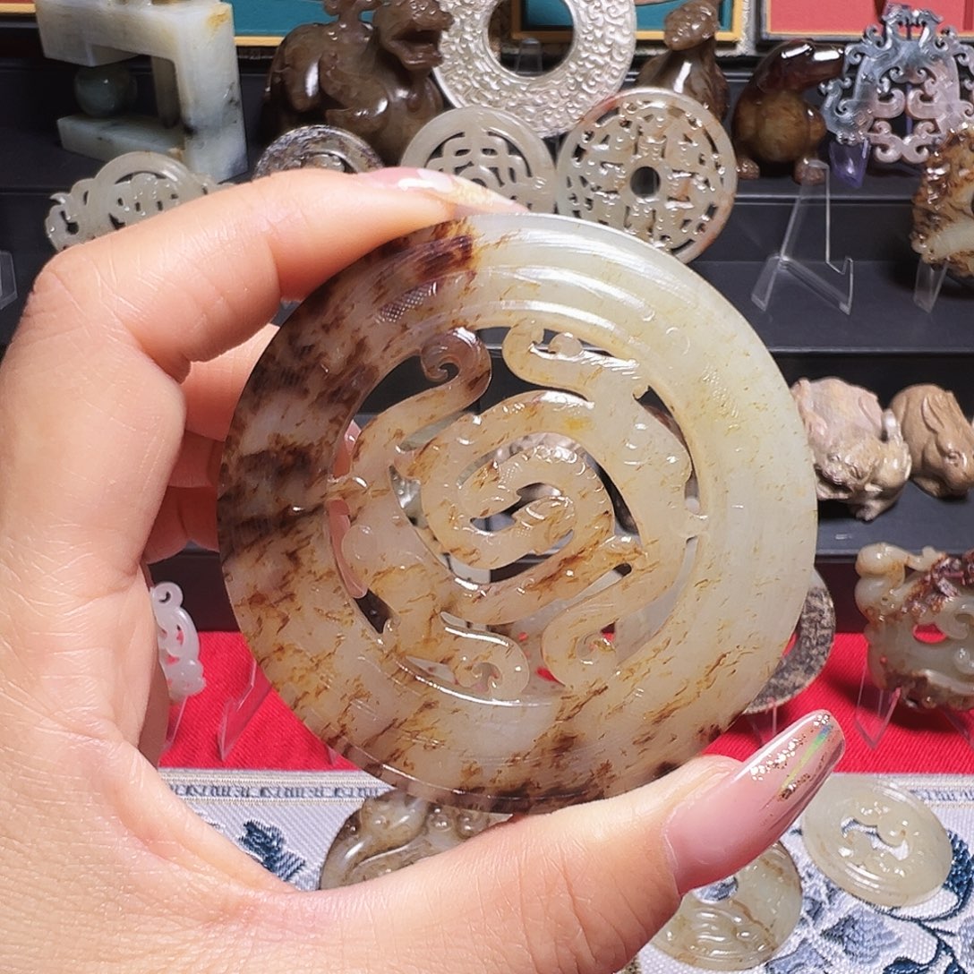 润***泽和田玉未镶嵌车挂