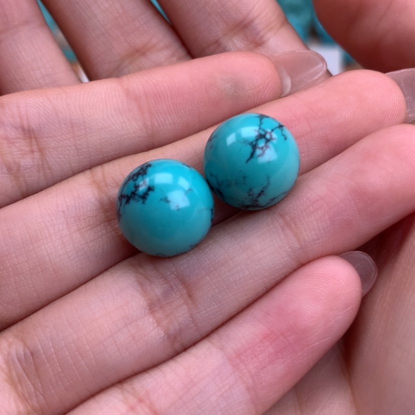 【闪购商品】绿松石圆珠13.2未镶嵌