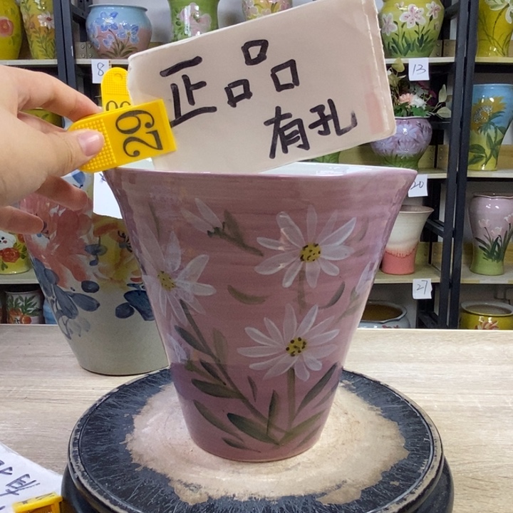 景德镇高温陶瓷花盆