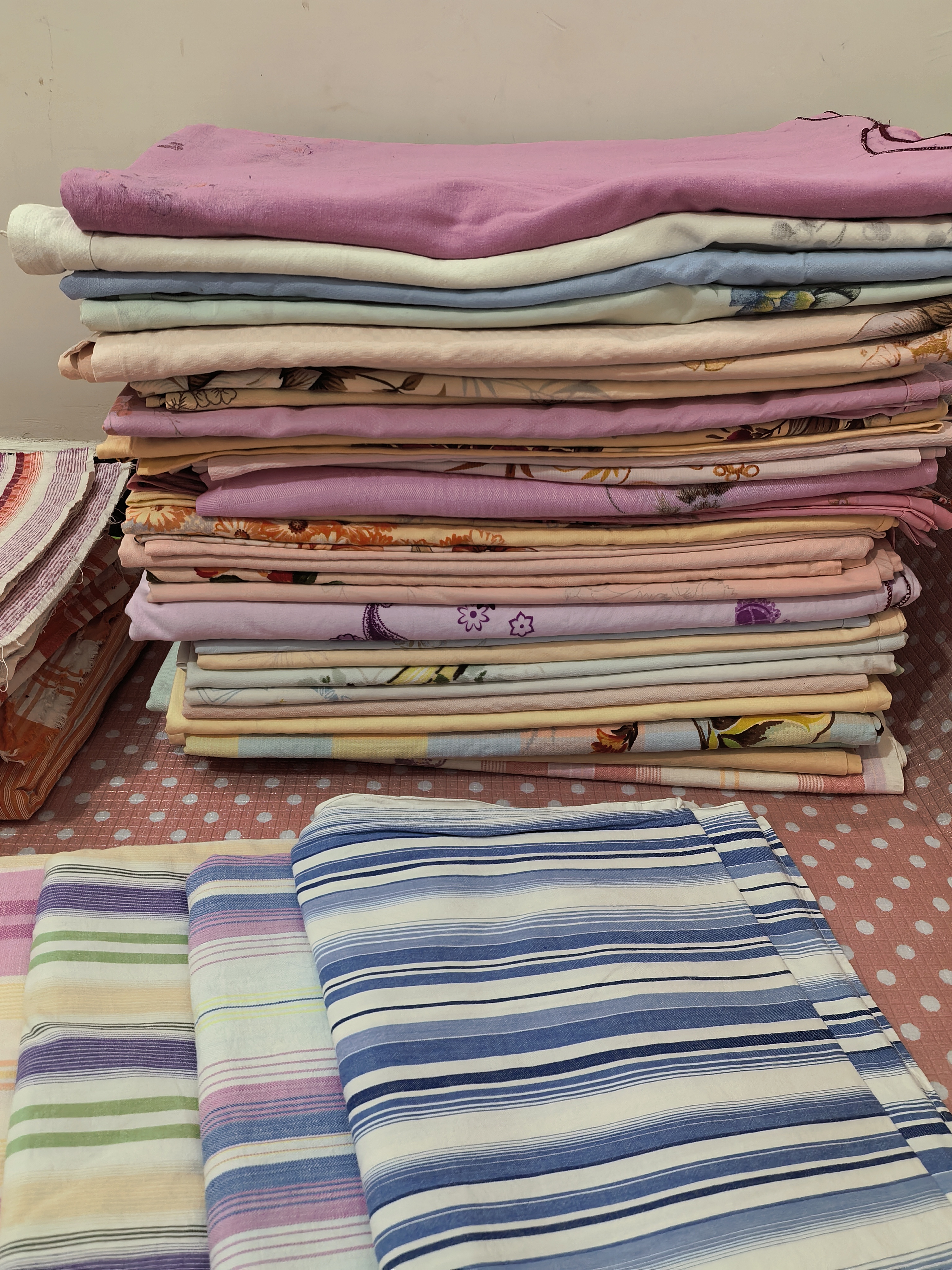 怀旧纯棉红字床单