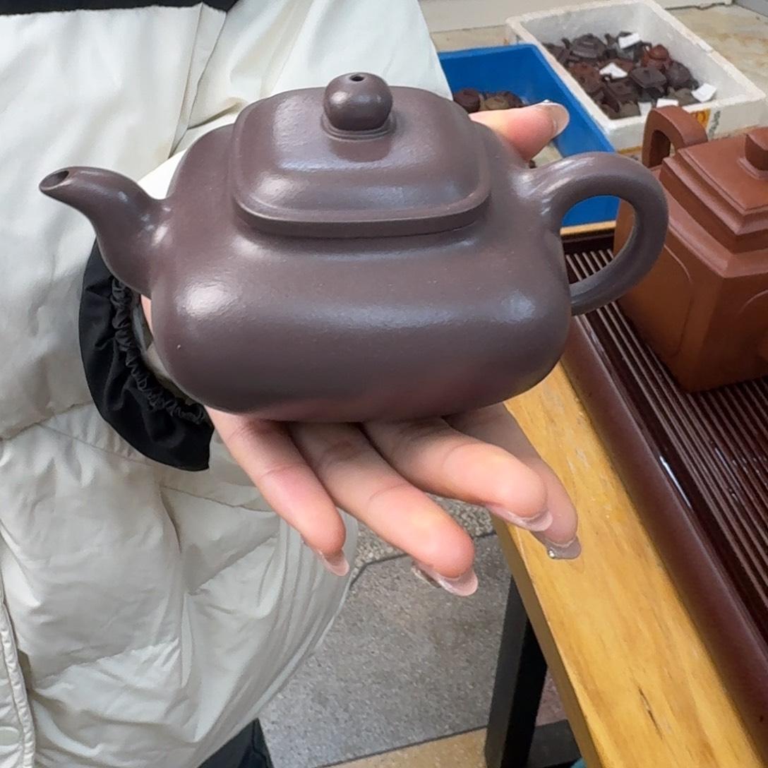 紫砂茶壶紫砂壶四方壶330cc
