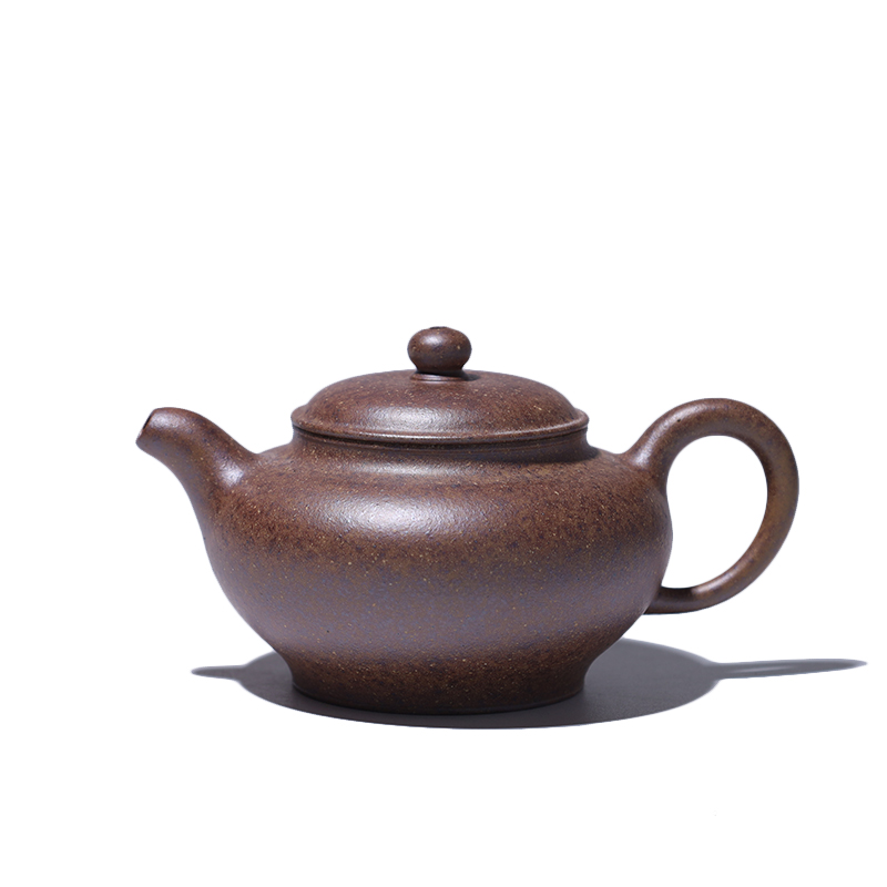 【央广非遗】大吉羊柴烧 宜兴紫砂壶茶壶 原矿本山绿泥薄胎掇只120M