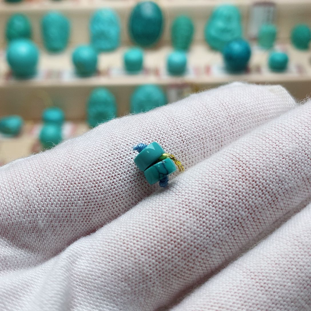 绿松石珠宝半成品未镶嵌