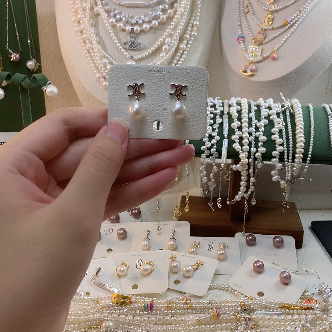 银S925镶嵌淡水珍珠凯旋门