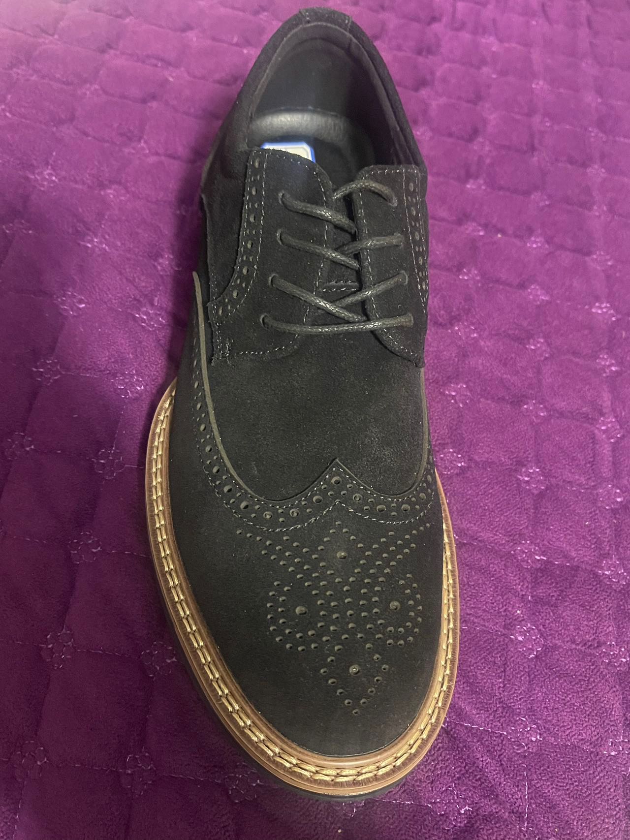 休闲防滑尖头圆头低跟休闲皮鞋固特异户外休闲鞋牛津鞋系带