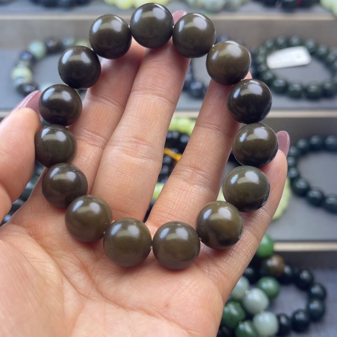 和田玉手链未镶嵌