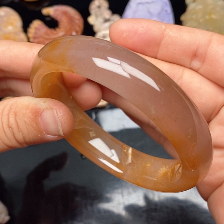 硅化珊瑚（珊瑚玉）手镯未镶嵌61,