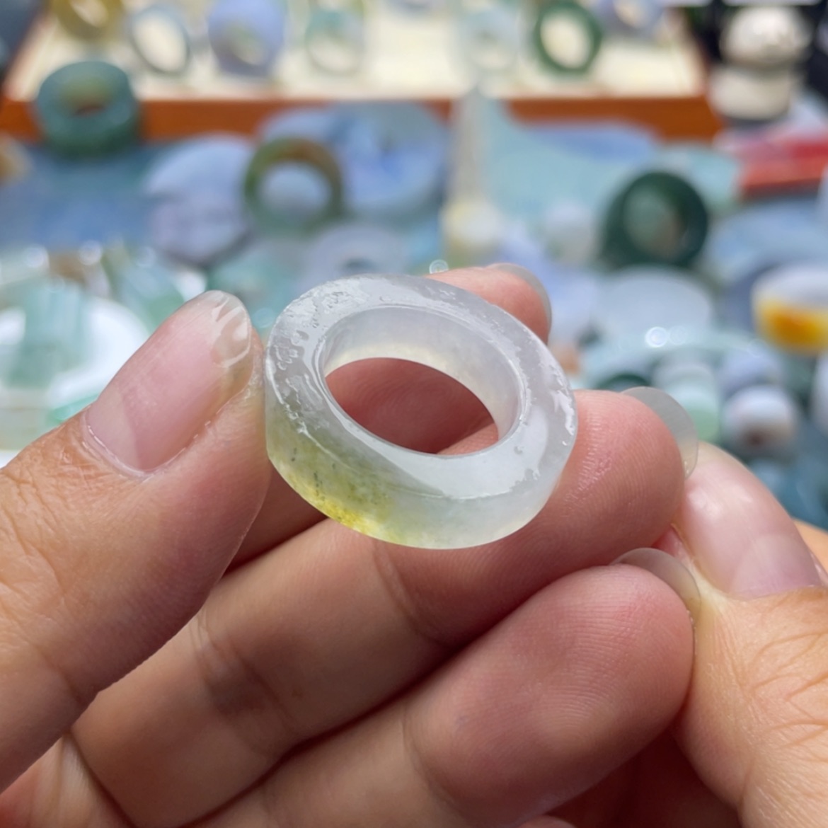 【闪购商品】定制翡翠未镶嵌天然翡翠12-18冰黄