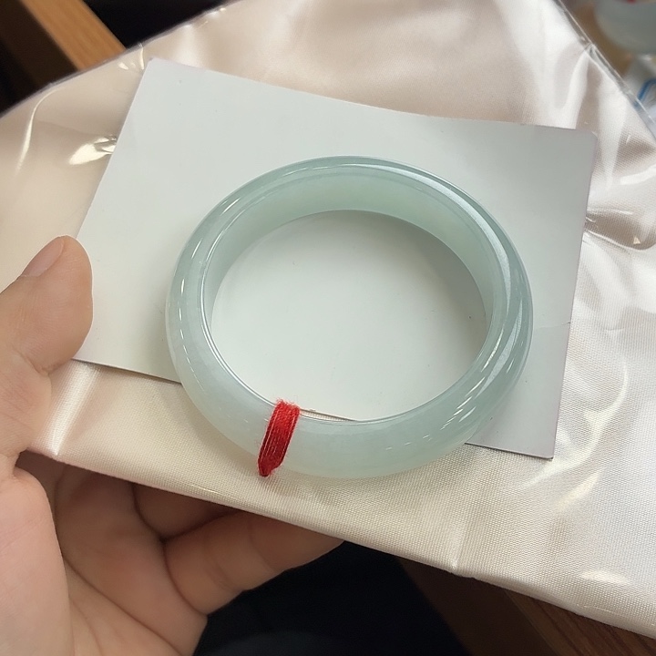 翡翠未镶嵌手镯35号