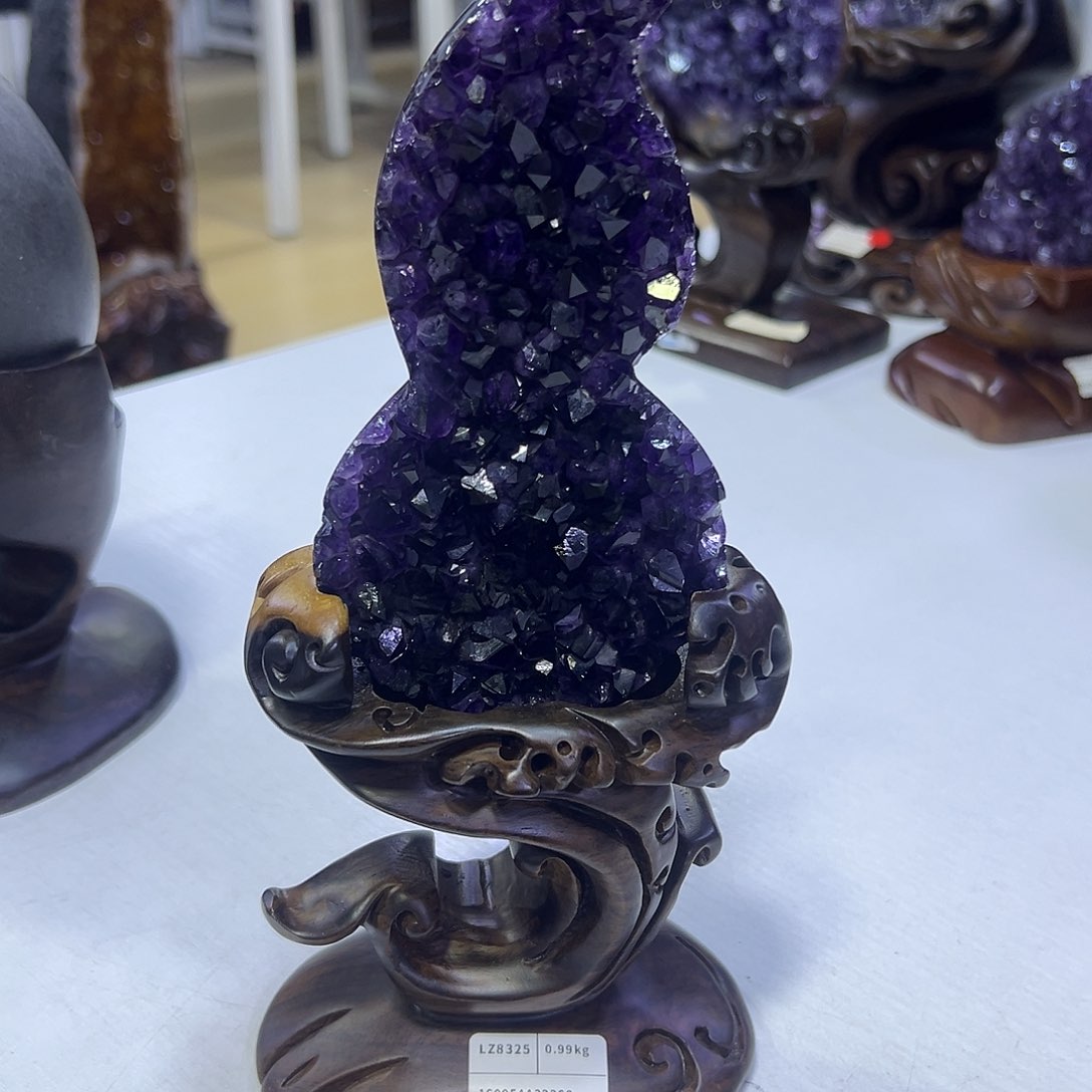 未镶嵌大型摆件（非配饰）紫晶日*中