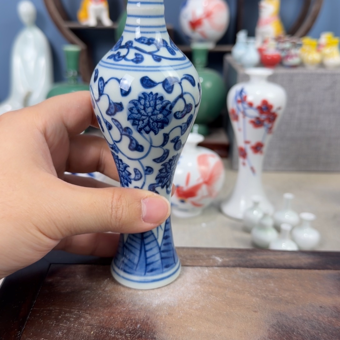 陶瓷手工小花器摆件