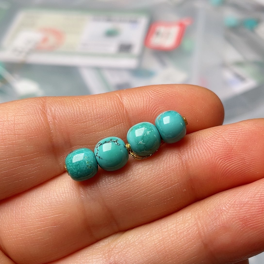 绿松石珠宝半成品未镶嵌