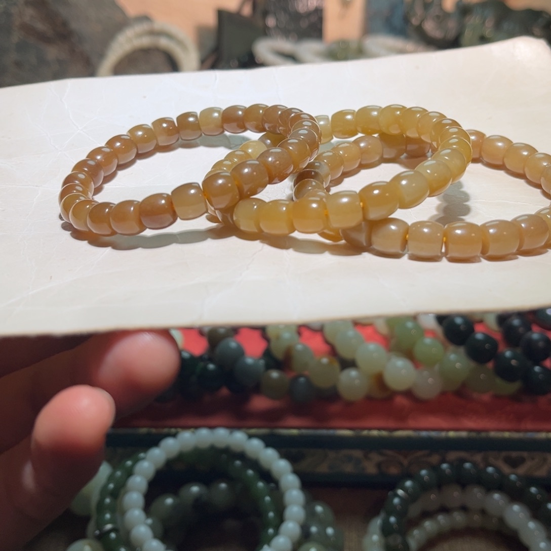 手链未镶嵌和田玉拍一发一