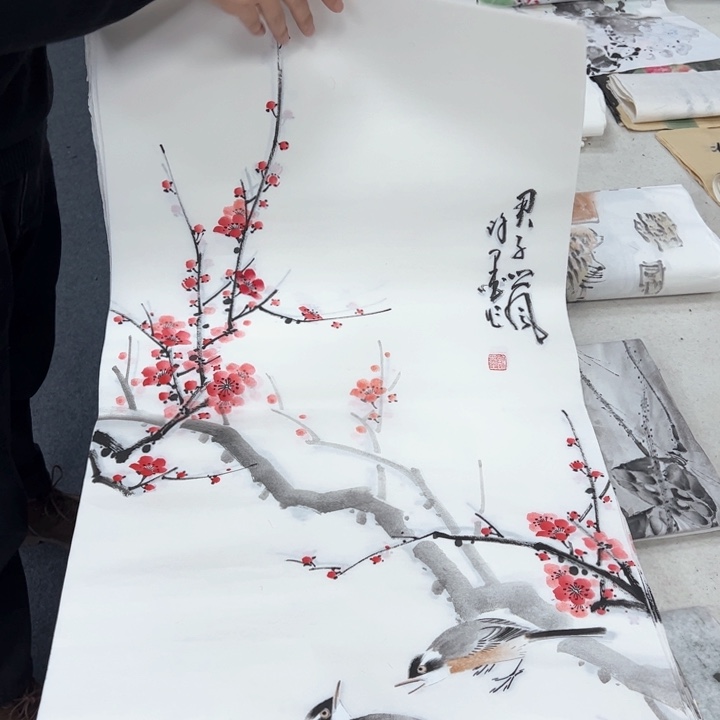 国画纯手绘作品欣赏图