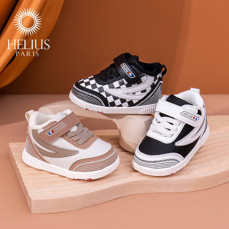 品牌新款婴儿鞋冬季宝宝学步鞋耐磨防滑加绒儿童机能鞋F8838