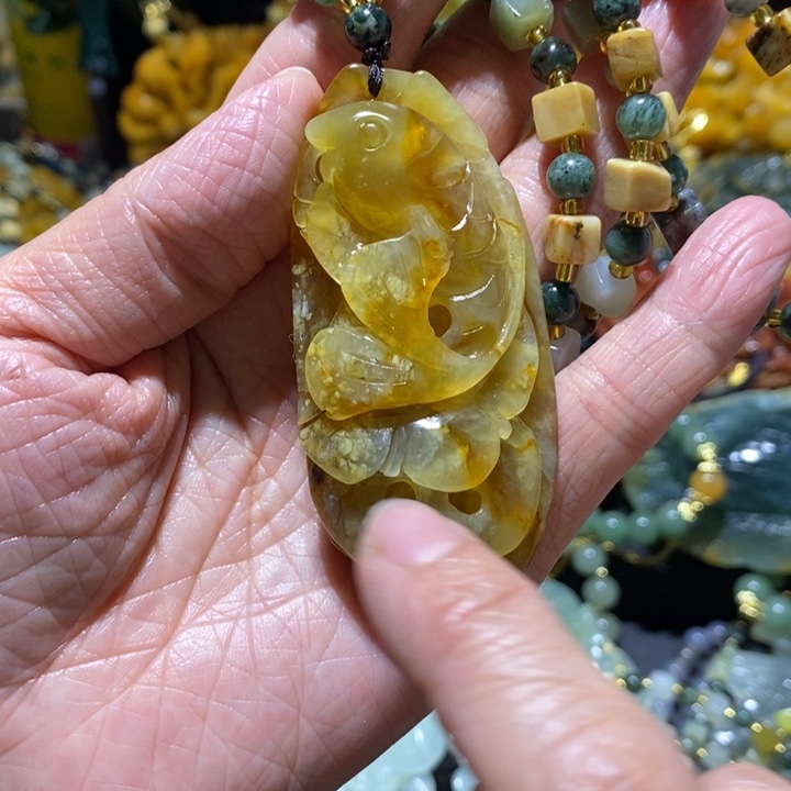 岫玉岫玉吊坠未镶嵌