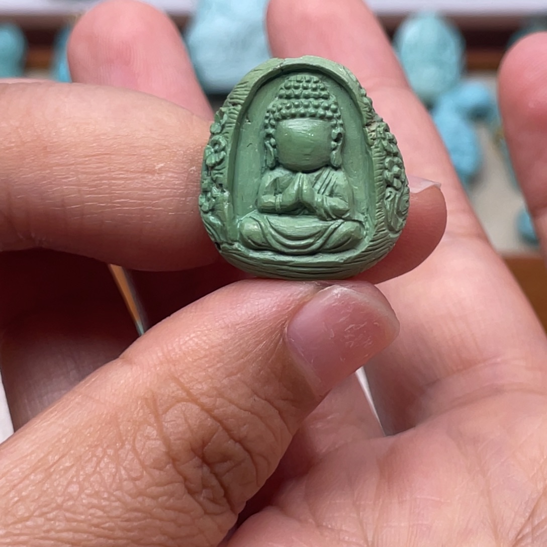 未镶嵌绿松石404绿松石