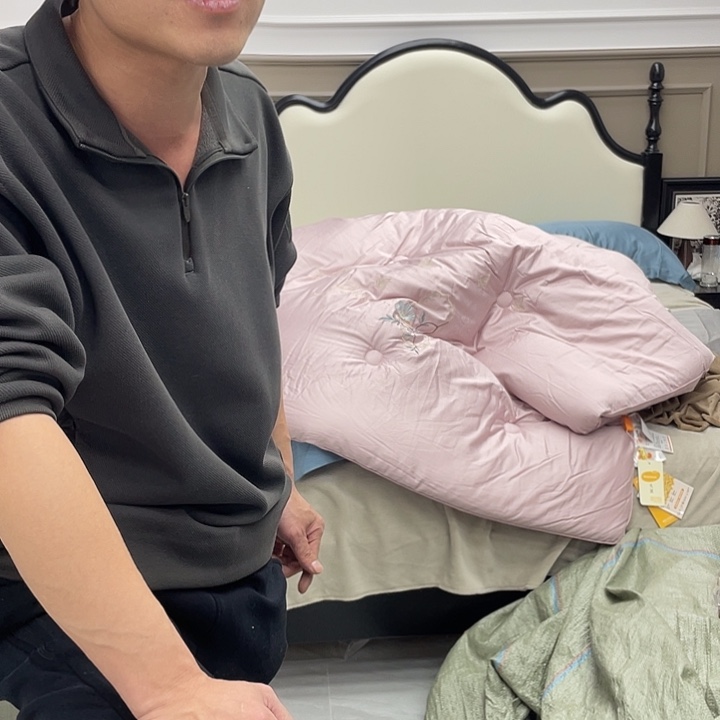 白***粥棉全棉棉全棉005标准被子