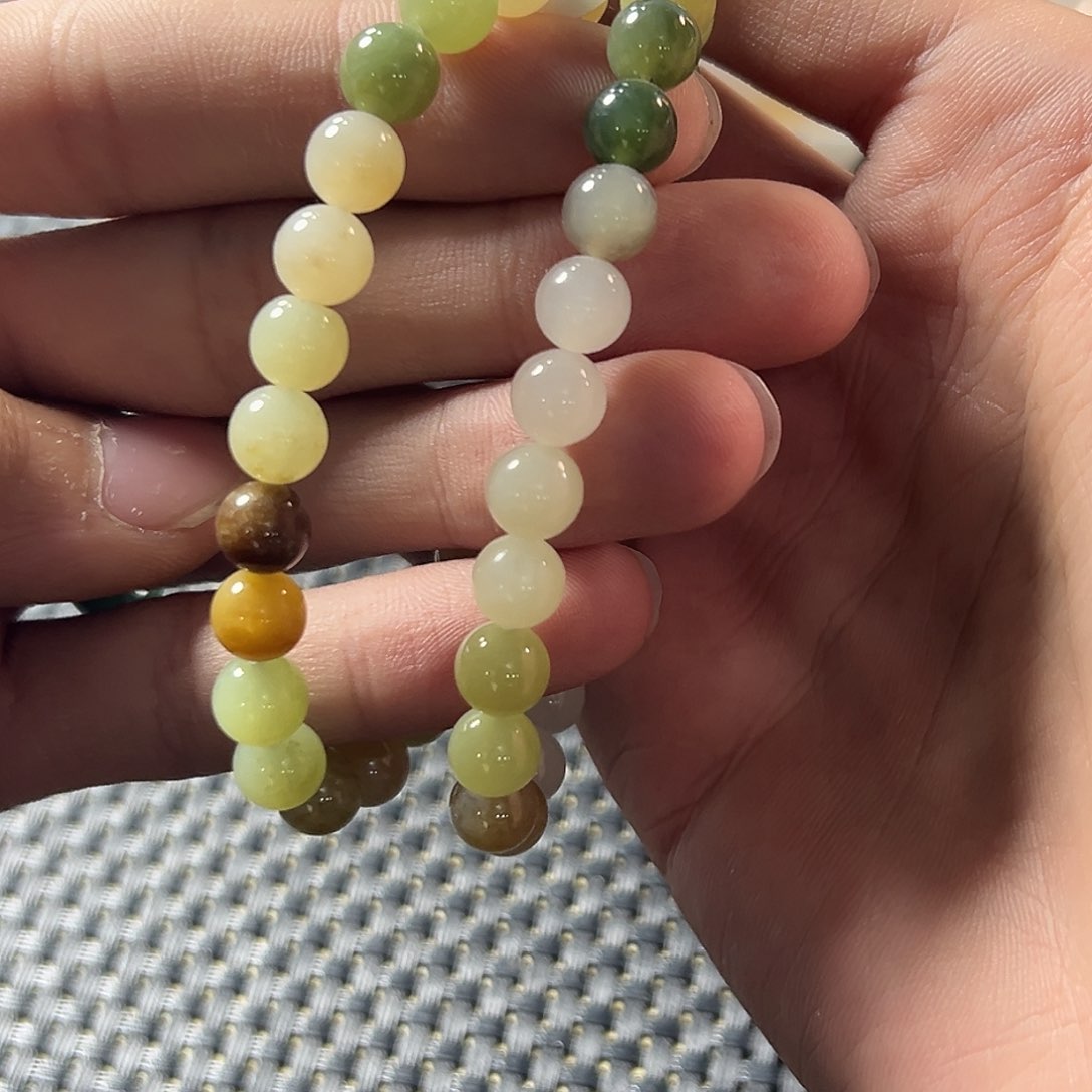 颈饰未镶嵌和田玉多宝卡8多样性拍一发一