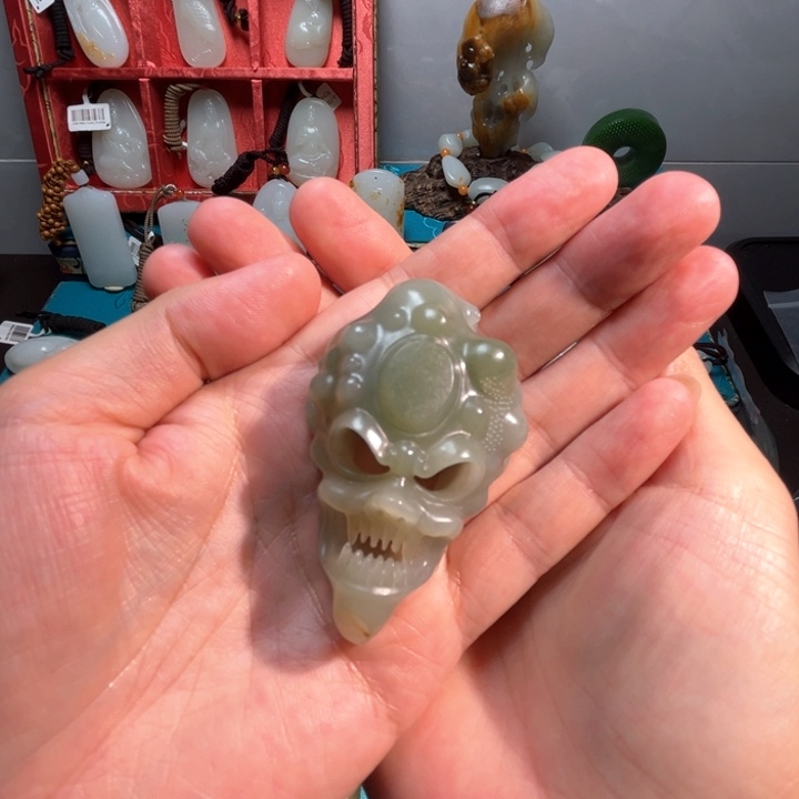 和田玉未镶嵌吊坠(不含链)