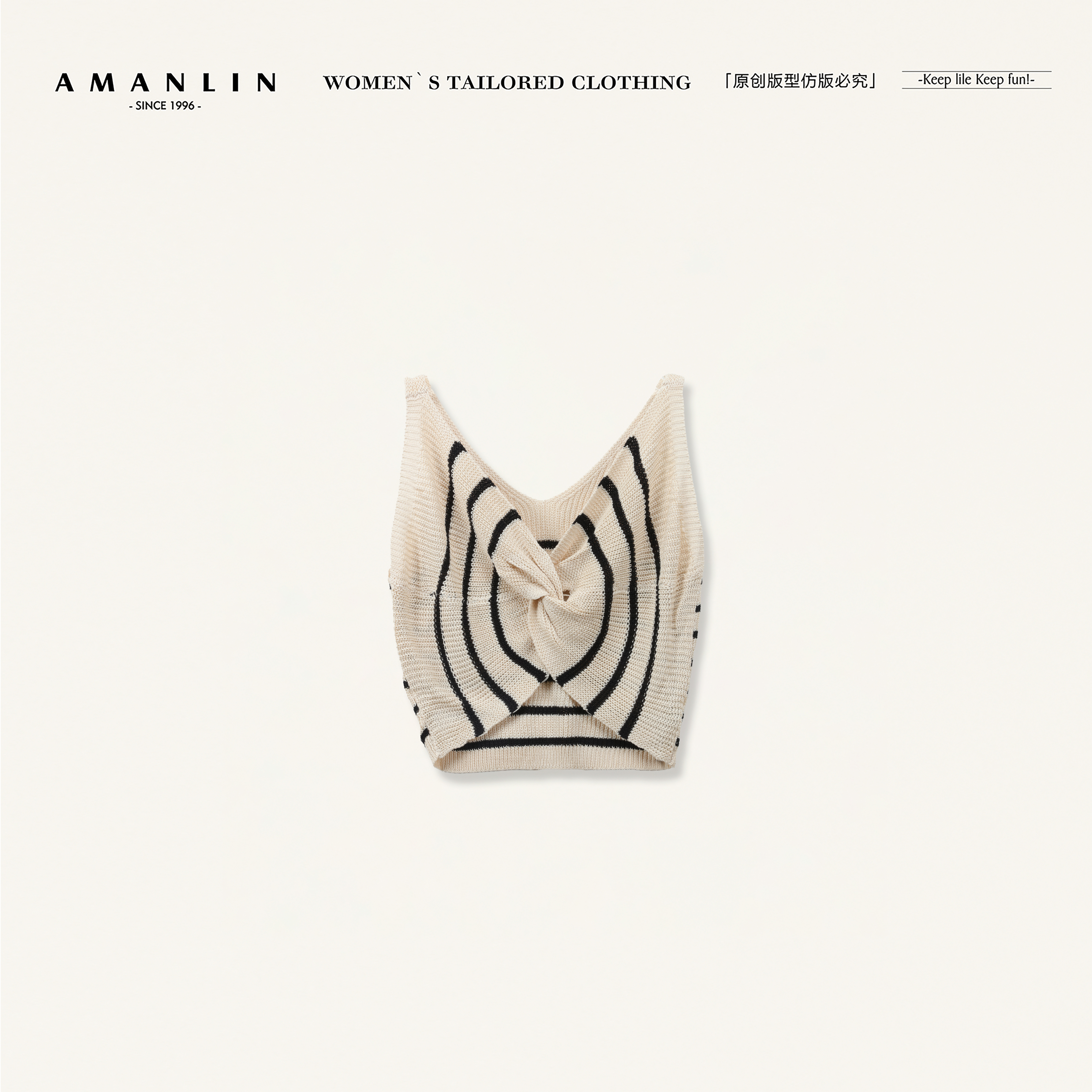AMANLIN/阿谩琳琥珀流光上衣Y599016