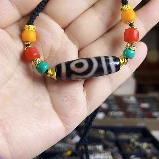 玛瑙/玉髓颈饰合金