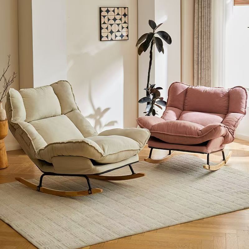 新款三折叠云朵摇椅懒人沙发客厅躺椅沙发单人摇椅儿童沙发