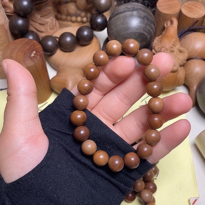 檀香木手串/手链老山檀香1.0/19土埋料
