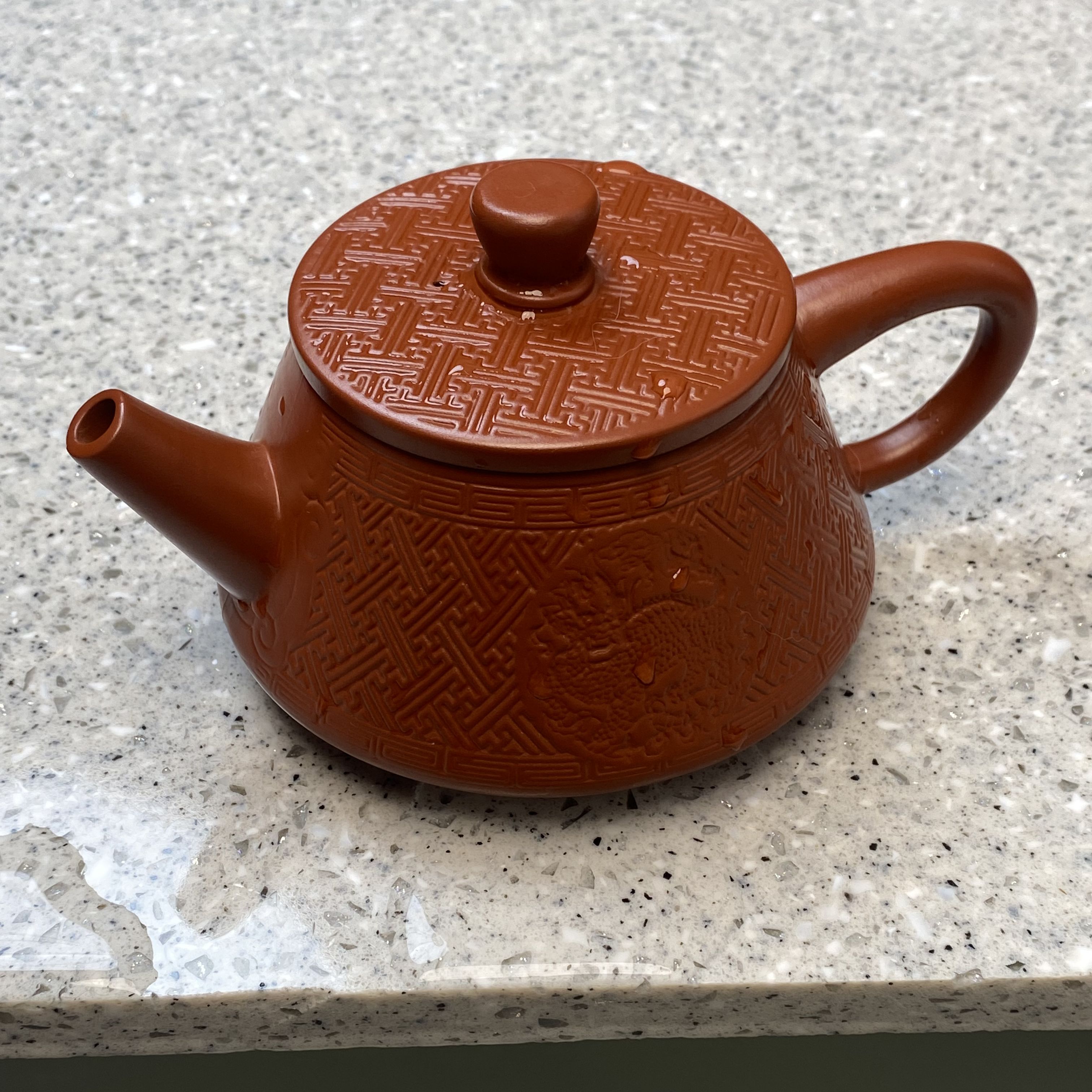 【闪购商品】手工朱泥石瓢壶