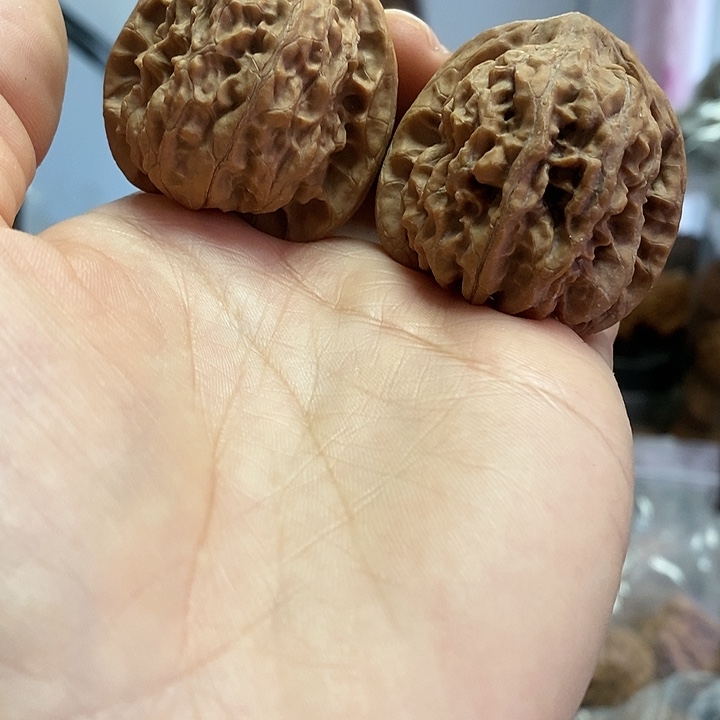 文玩核桃把件39蜡皮靠山王小众